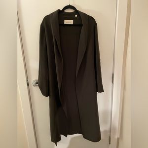 Aritzia Babaton olive green coat / long jacket